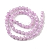 Natural Kunzite Beads Strands G-D856-03-6mm-01-3