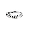 925 Sterling Silver Adjustable Finger Rings for Man FS-WGAB56D-01-5