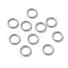 Non-Tarnish 304 Stainless Steel Open Jump Rings X-STAS-C040-01F-P-1