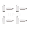 304 Stainless Steel Stamping Blank Tag Charms STAS-UN0006-69P-1