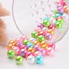 Colorful Round AB Color Acrylic Ball Beads for Kid Jewelry X-PL426-3