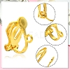 80Pcs 8 Colors Brass Clip-on Earring Findings FIND-YW0005-35-3