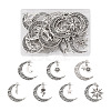  Jewelry 28Pcs 7 Style Tibetan Style Zinc Alloy Pendants FIND-PJ0001-25-10