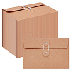 80Pcs Retro Buckle Blank Kraft Paper Envelopes DIY-WA0001-41-1