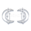 Non-Tarnish 201 Stainless Steel Filigree Joiners Links LS-STAS-N090-LA960-1-1
