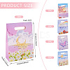 5Pcs 5 Styles Printed Paper Gift Tote Bags ABAG-TA0001-53-3