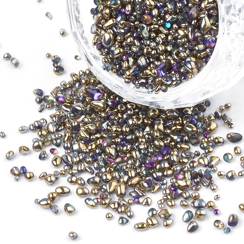 Plated Glass Seed Beads - Lbeads.com