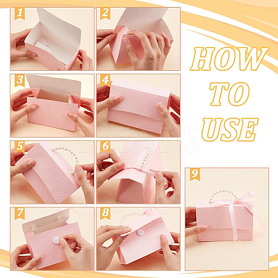 Wedding Favors Box DIY Set DIY-WH0250-73B-1