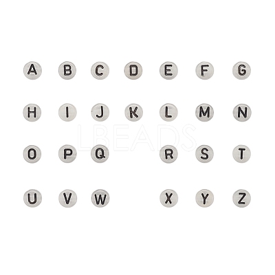 300Pcs Enamel Style Acrylic Beads SACR-YW0001-25-1