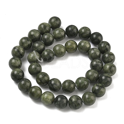 Natural Chinese Jade Beads Strands G-F363-10mm-1