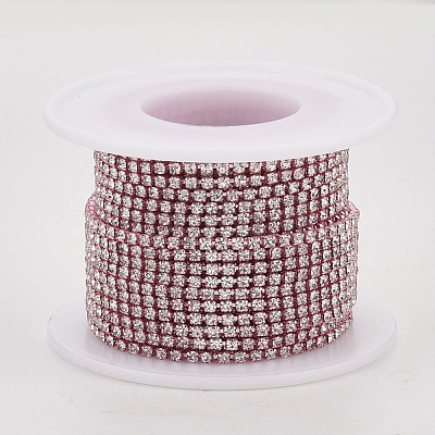 Electrophoresis Iron Rhinestone Strass Chains CHC-Q009-SS12-A02-1