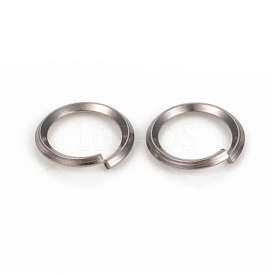Non-Tarnish 304 Stainless Steel Open Jump Rings STAS-I150-07F-P-1