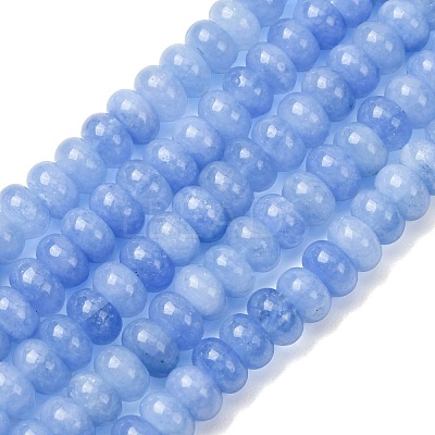 Natural White Jade Beads Strands X-G-E507-01-09-1