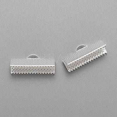 Iron Ribbon Crimp Ends X-IFIN-S008-S-1