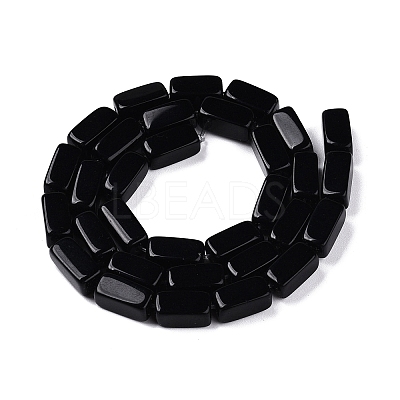 Natural Obsidian Beads Strands X-G-Q974-10-1-1