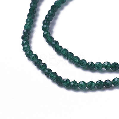 Natural White Jade Beads Strands G-F596-46D-3mm-1