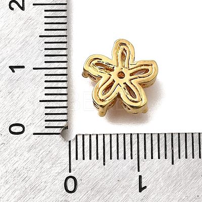 Brass Pave Cubic Zirconia Multi-strand Links KK-F913-09G-1