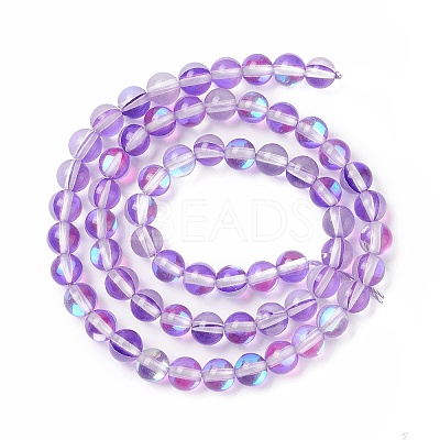 Synthetic Moonstone Beads Strands G-E573-02A-11-1