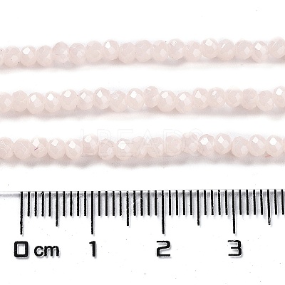 Baking Paint Imitation Jade Glass Bead Strands DGLA-A034-J2MM-A14-1