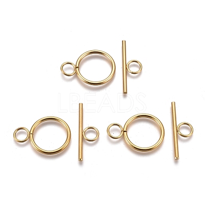 Ion Plating(IP) 304 Stainless Steel Toggle Clasps STAS-M277-05G-1