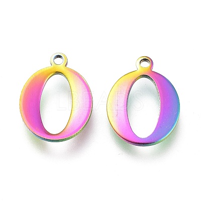 Ion Plating(IP) 304 Stainless Steel Charms STAS-H112-O-M-1