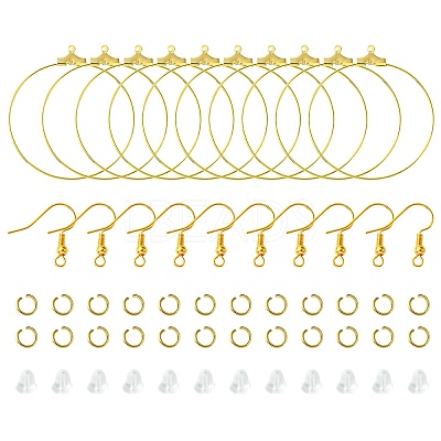 67Pcs 4 Styles 304 Stainless Steel Wire Pendants FIND-FS0002-28-1