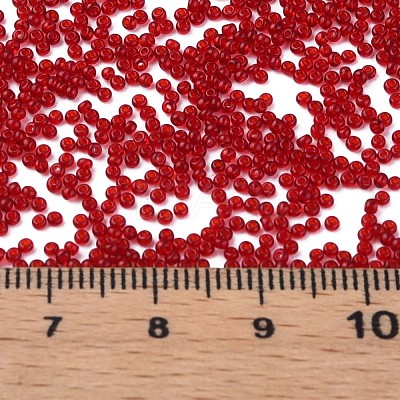 15/0 Transparent Czech Glass Seed Beads SEED-N004-004-26-1