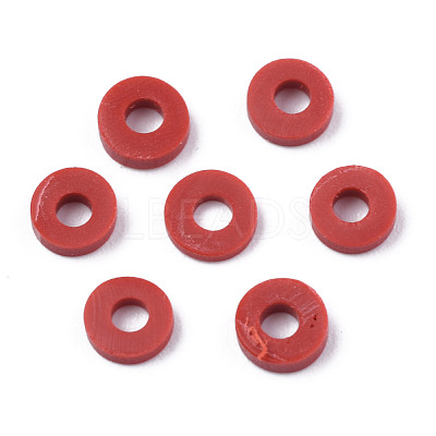 Handmade Polymer Clay Beads CLAY-Q251-8.0mm-102-1