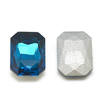 Pointed Back Glass Rhinestone Cabochons RGLA-T079-4x6mm-14-1