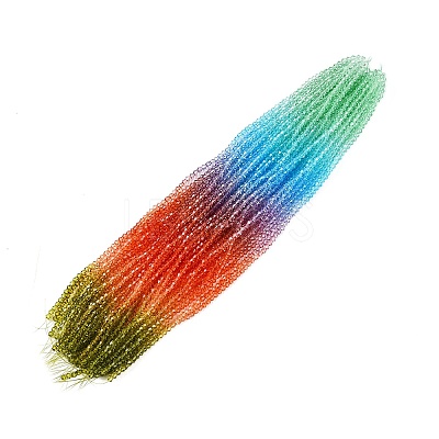 Gradient Color Baking Paint Glass Bead Strands X1-DGLA-A039-T2mm-A015-1