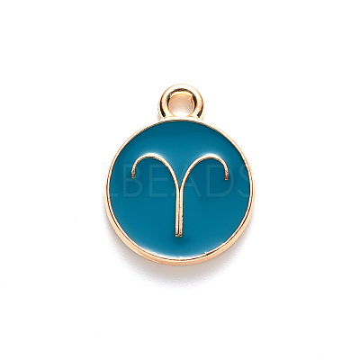 Alloy Enamel Pendants LS-ENAM-S124-01B-05A-1