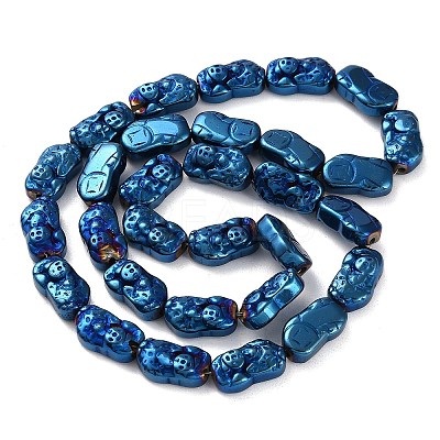 Electroplated Synthetic Non-magnetic Hematite Beads Strands G-F767-03A-1