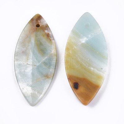 Natural Amazonite Pendants G-T111-07-1
