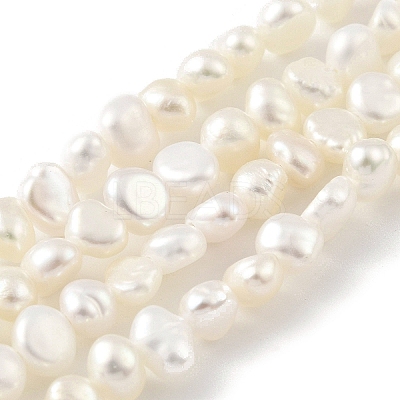 Natural Cultured Freshwater Pearl Beads Strands PEAR-A006-02E-X-1