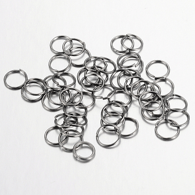 Iron Open Jump Rings IFIN-A018-4mm-B-1