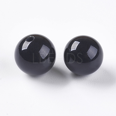 Natural Black Onyx Beads G-K275-13-8mm-1