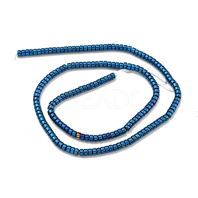 Electroplated Synthetic Non-magnetic Hematite Beads Strands G-K361-A03-01-1
