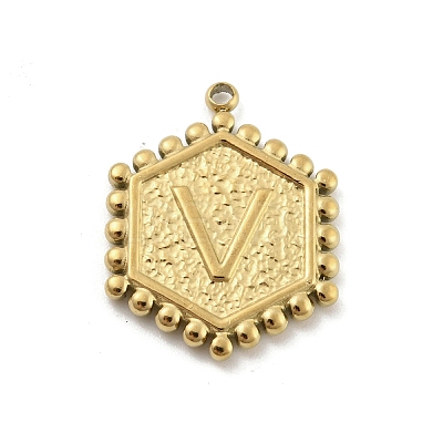 201 Stainless Steel Pendants STAS-R227-01V-G-1