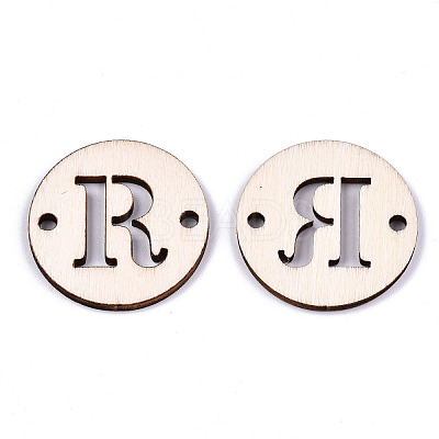Unfinished Natural Poplar Wood Links Connectors WOOD-S045-140B-01R-1