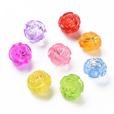 Transparent Acrylic Beads MACR-N013-012-1