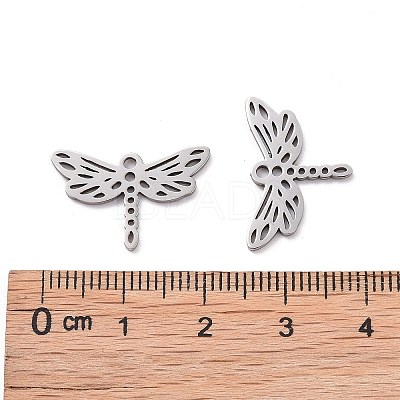 Non-Tarnish 201 Stainless Steel Filigree Joiners Links STAS-S105-JN868-1-1