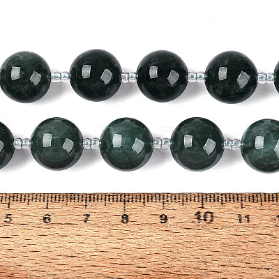 Natural Jadeite Myanmar Jade Beads Strands G-N353-07E-01-01-1
