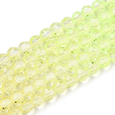 Transparent Glass Beads Strands GLAA-E036-07Z-03-1