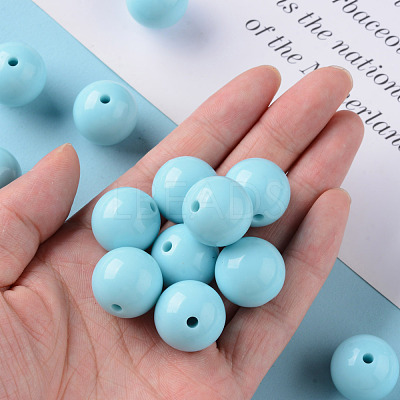 Opaque Acrylic Beads MACR-S370-C20mm-A07-1