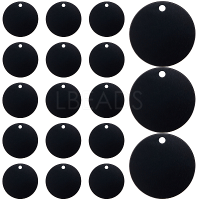 25Pcs Aluminum Pendants FIND-SP0002-55B-B-1