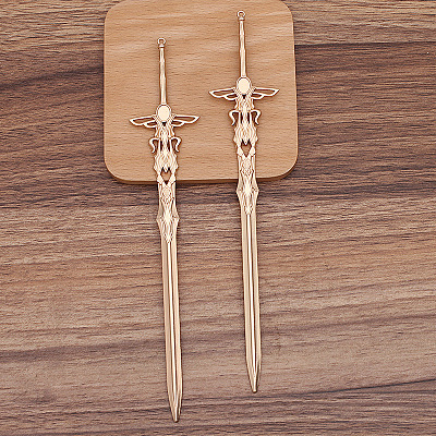 Alloy Sword Hair Sticks X-OHAR-PW0006-17C-1