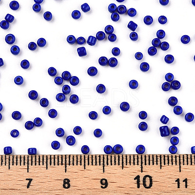 12/0 Opaque Colours Round Glass Seed Beads X-SEED-A010-2mm-48-1