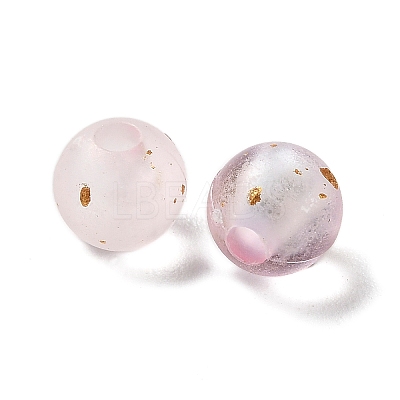 Frosted Transparent Acrylic Beads X1-OACR-F013-12J-1