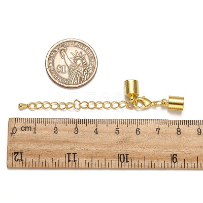 Brass Chain Extender KK-L089-03G-NF-1