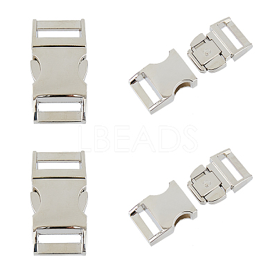4Pcs Alloy Side Release Buckles FIND-FH0008-70-1